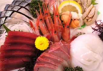 新鮮な魚介類イメージ